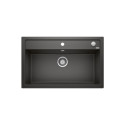 Matt black sinks, inset