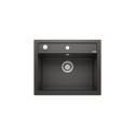 Matt black sinks, inset