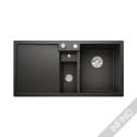 Matt black sinks, inset