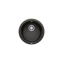 Matt black sinks, inset