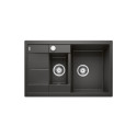 Matt black sinks, inset