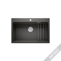 Matt black sinks, inset