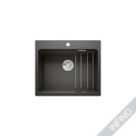 Matt black sinks, inset