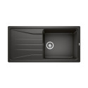 Matt black sinks, inset