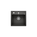 Matt black sinks, flushmounted