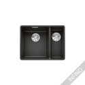 Matt black sinks, inset