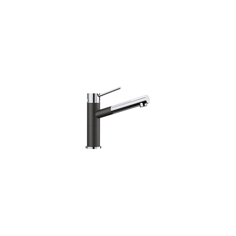 BLANCOALTA-S COMPACT, black/chrome