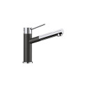BLANCOALTA-S COMPACT, black/chrome