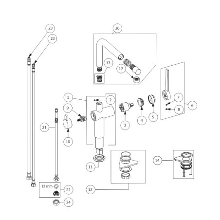 LEVEL-A varuosad, kroom