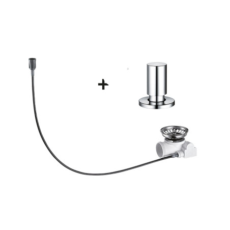 Pop-up set round (knob cable bottom valve) Supra Panor