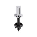 Pop up knob  (SteelArt) chrome plastic