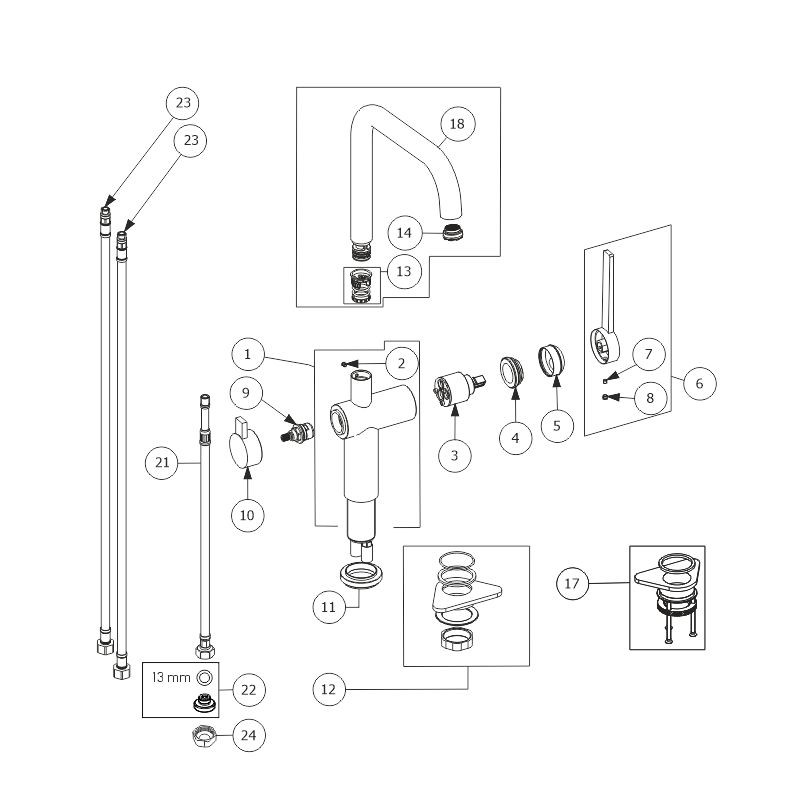 spare parts, mattblack