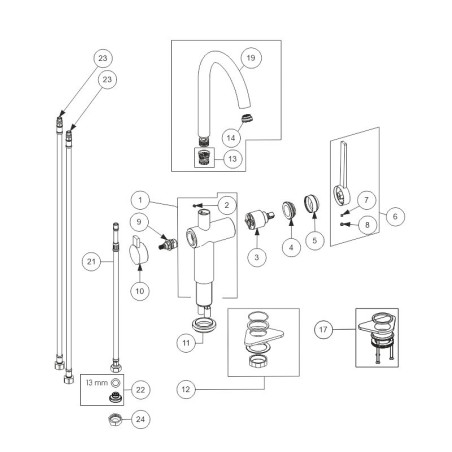 spare parts, antrazite