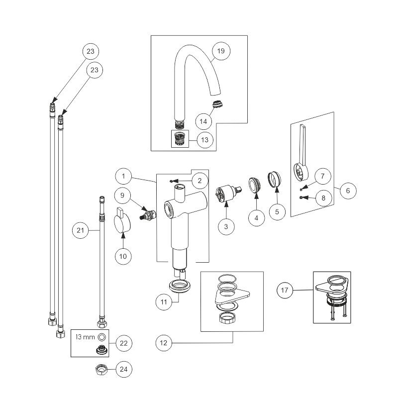 spare parts , matt black