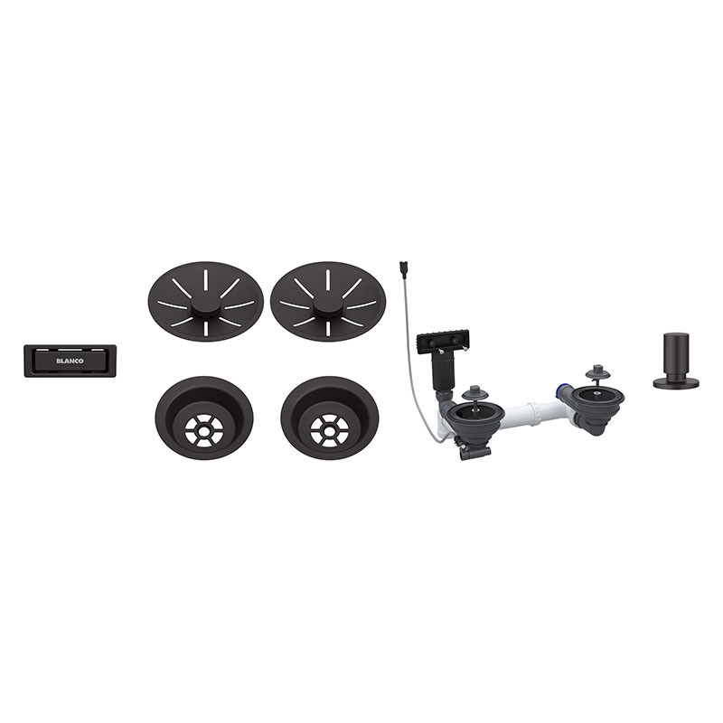 Tune waste fitting with remote ctrl 2 sink