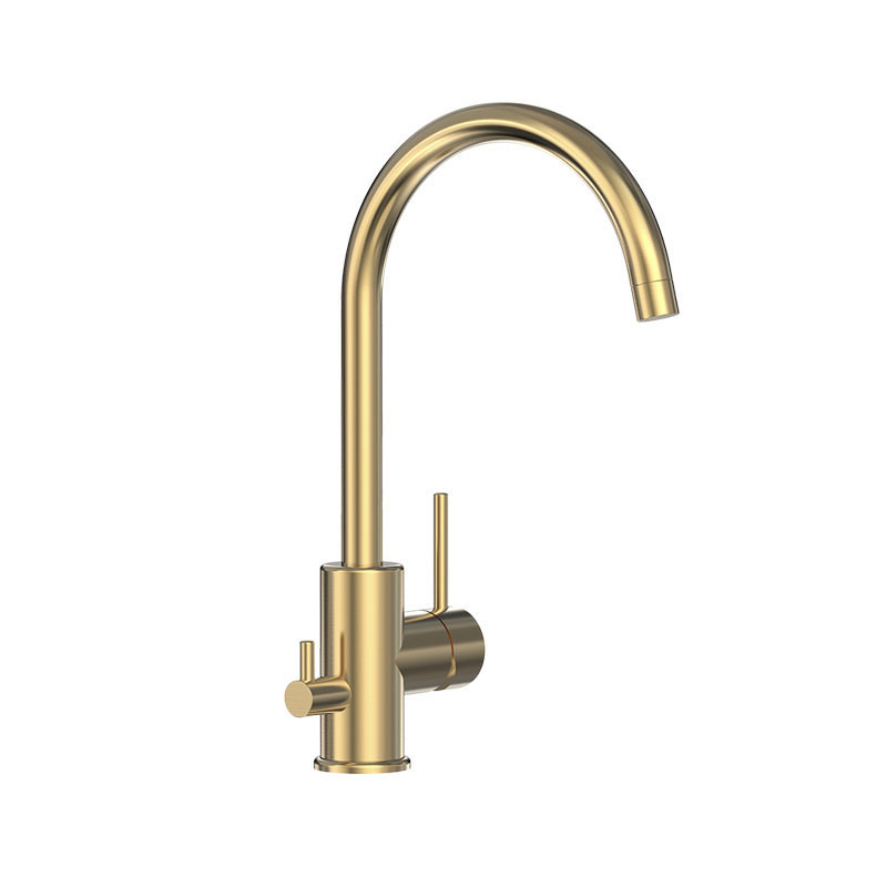LAPETEK TIVA-A, brushed gold, dishwasher valve