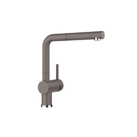BLANCO LINUS-S Silgranitlook, volcano-grey/chrome