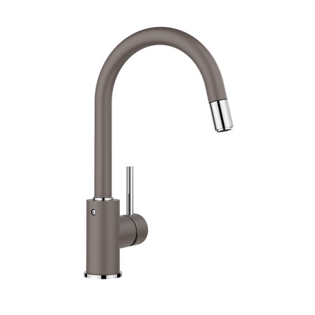 MIDA-S Silgranit look, volcano-grey/chrome