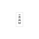 TIVA-A spare parts, stainless steel polished