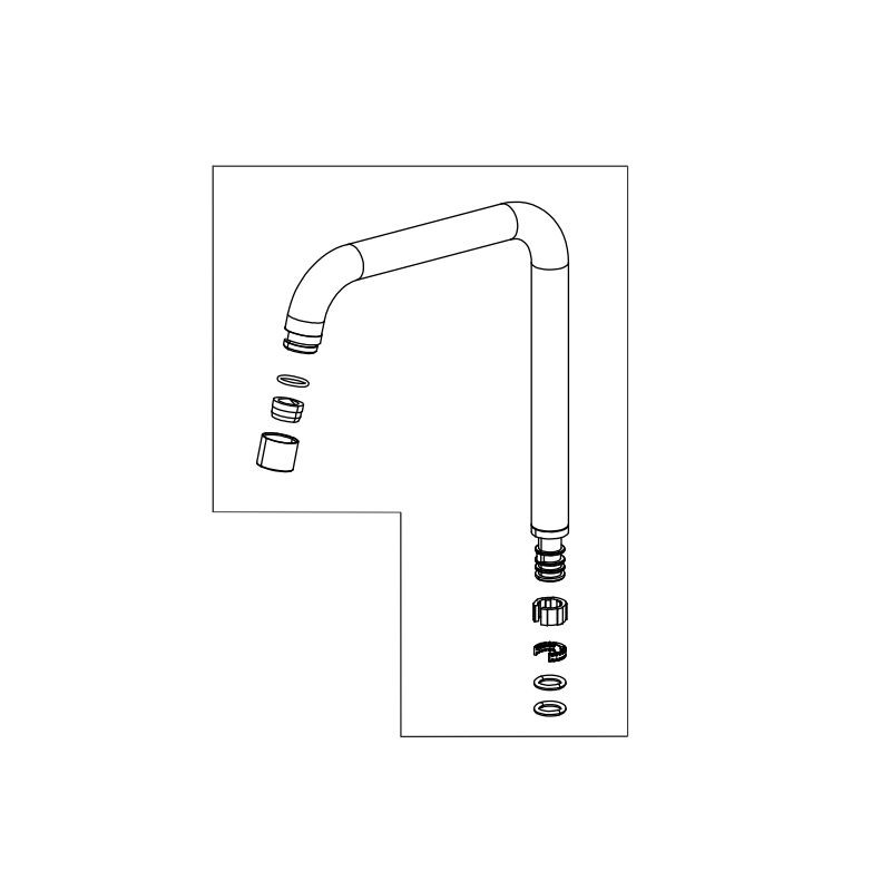 LIVA-A spare parts, stainless steel polished