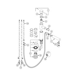 ALTA-S spare parts, satin gold