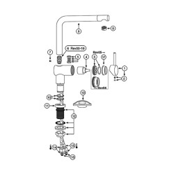 LINUS-F spare parts, chrome