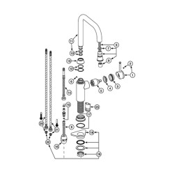 LIVIA-S spare parts, chrome