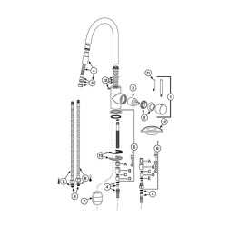 MIDA-S spare parts, chrome