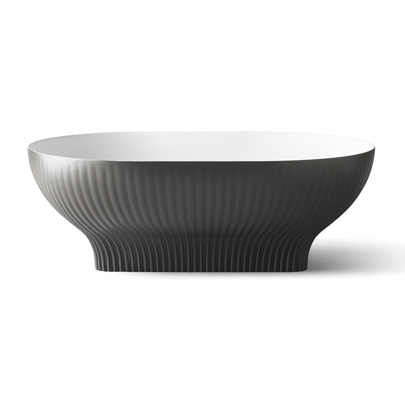 CERVINO OVAL metallin harmaa