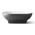 CERVINO OVAL metallin harmaa