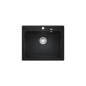 Matt black sinks, inset