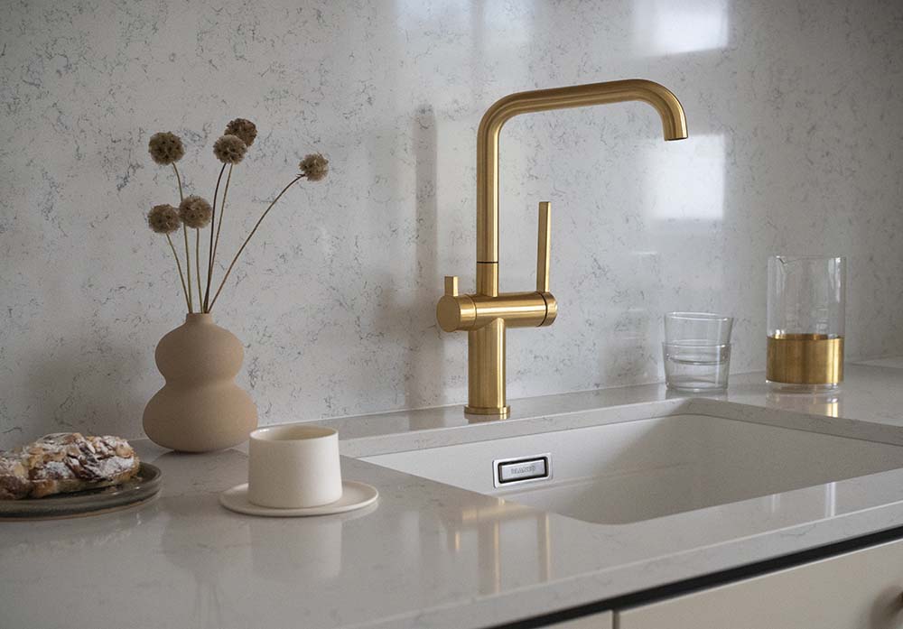 LAPETEK LINO-A, gold, dishwasher valve