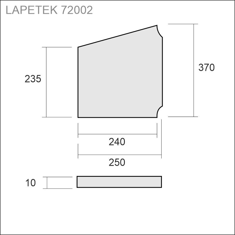 Active carbon filter (LAPETEK 400-M)